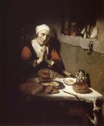 Nicolas Maes Old Woman in Prayer Germany oil painting artist